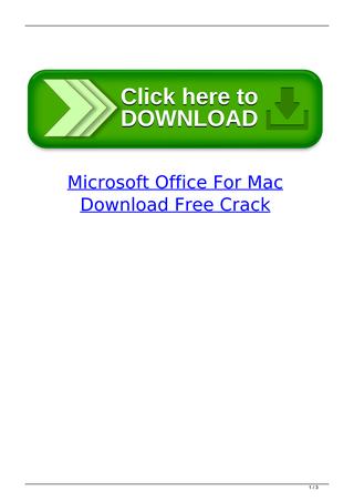 Ms Office For Mac Crack